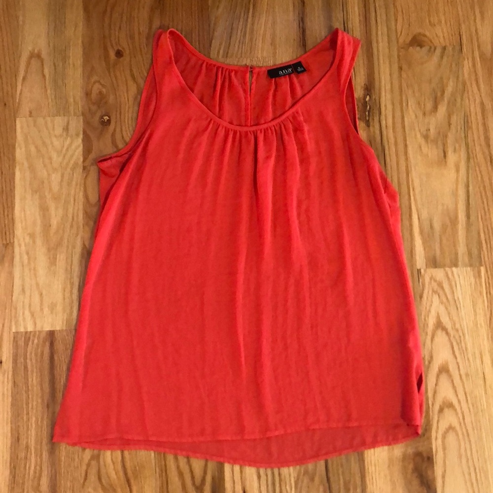 Sleeveless Coral Tank Top - Ana Band